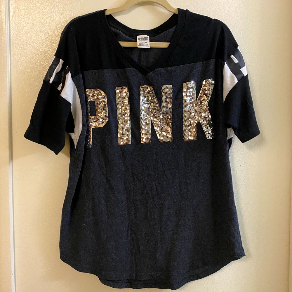VS PINK Glitter Top Shirt
